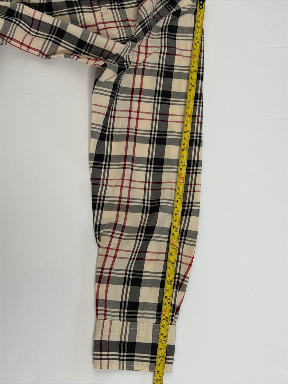 Lauren Ralph RLL cotton plaid button-down shirt blouse long sleeve size L - Picture 13 of 15